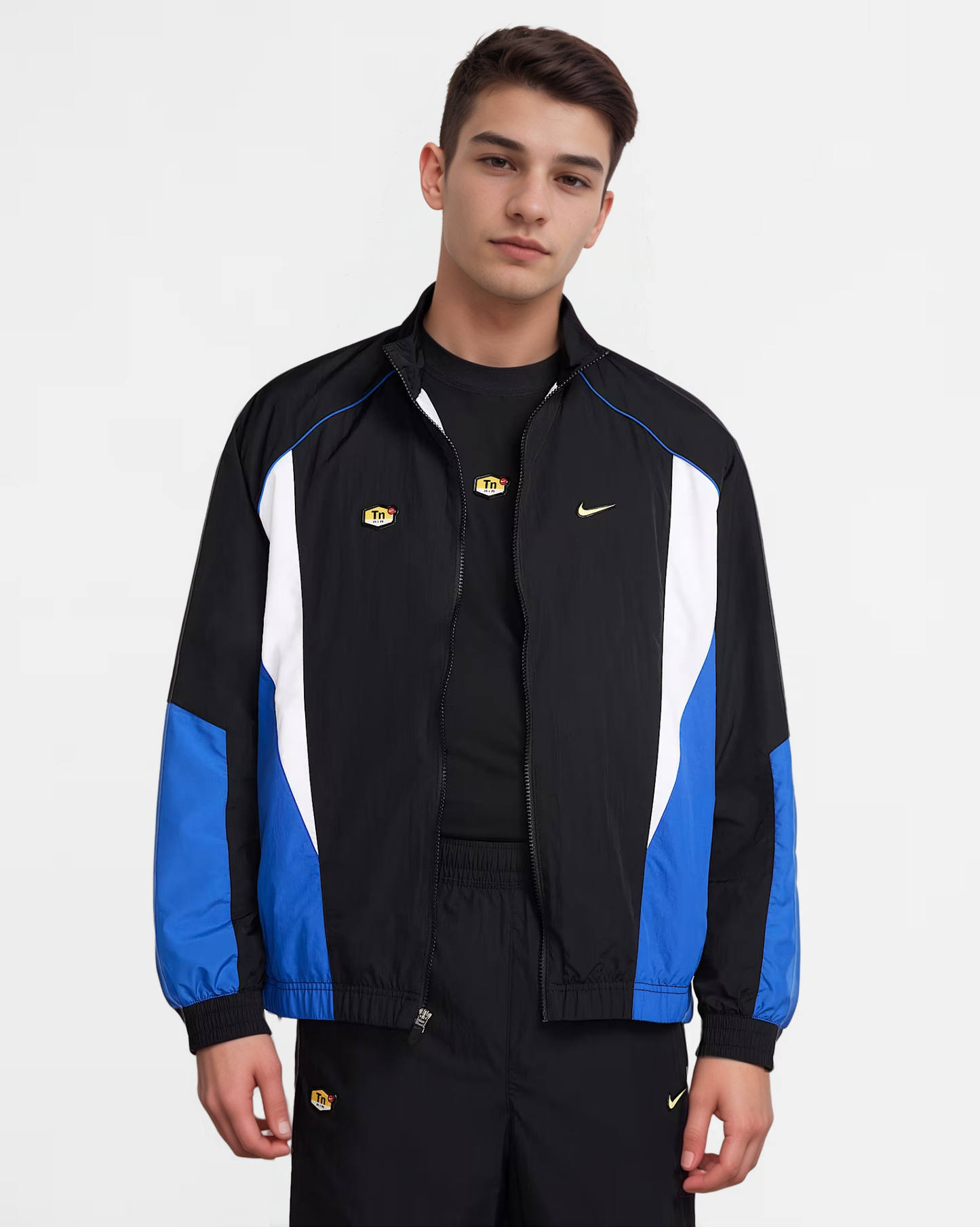 Nike Tn Track Jacket Black Blue